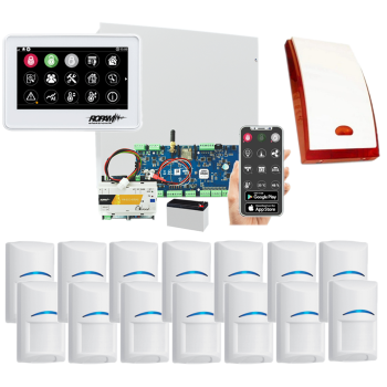 SYSTEM ALARMOWY ROPAM Neo-IP-64-SET TPR-4WS-P 14x BPR2-W12 SL-550 7.2Ah